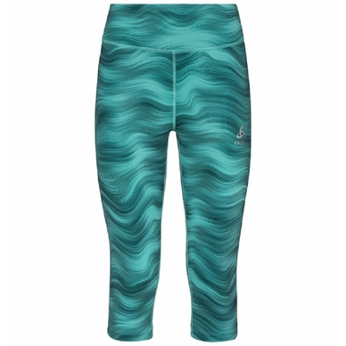 Legging Odlo Women Tights 34 Essential Soft Print Jaded Graphic Ss21