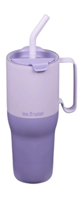 Thermal Mug Klean Kanteen Rise Tumbler 1065ml Straw Lid Orchid Bloom