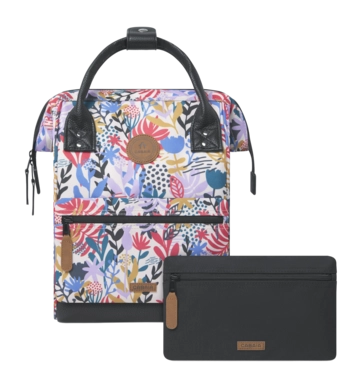 Sac à Dos Cabaïa Adventurer All Over Lusaka Black Graphic Flower Small