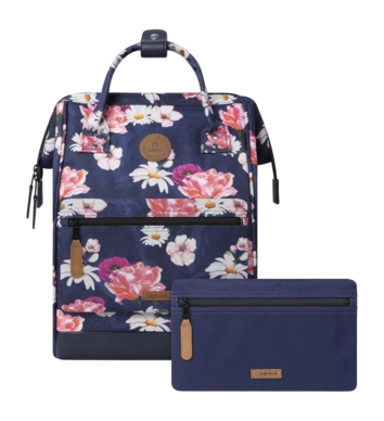 Sac à Dos Cabaïa Adventurer All Over Osaka Pink Flowers Medium