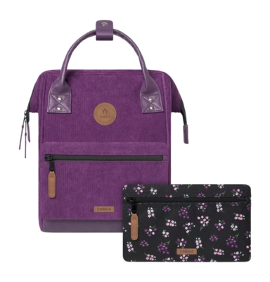 Backpack Cabaïa Adventurer Recycled Velvet Nancy Small '25