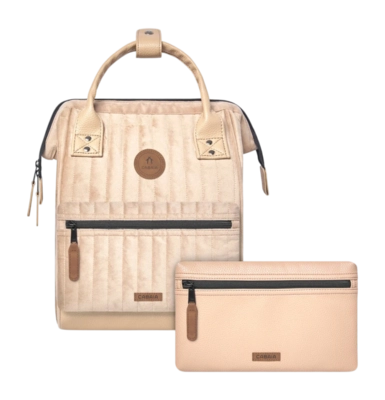 Rucksack Cabaïa Mini Adventurer Quilted Light Beige