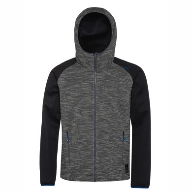 Hoodie Protest Men Duffel Full Zip True Black