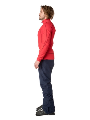 Skipully Protest Men Humany 1/4 Zip Top Red Burn
