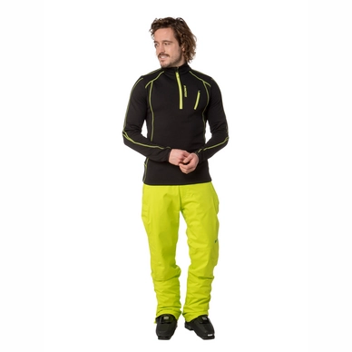 Skipully Protest Men Humany 1/4 Zip Top Lime Green