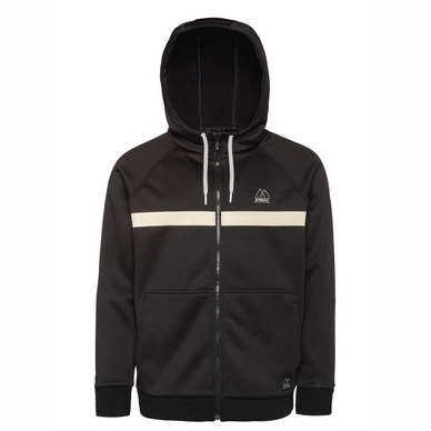 Gilet Protest Men Claudio Full Zip Hoody True Black