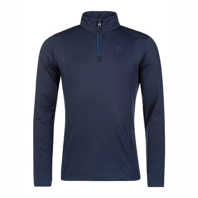 Skipully Protest Men Willowy 1/4 Zip Top Ground Blue