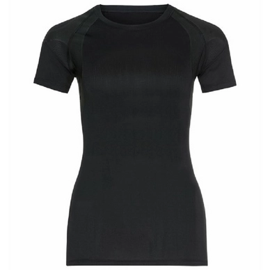 T-Shirt de Sport Odlo Women SS Crew Neck Active Spine 2.0 Black