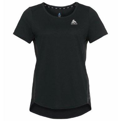 T-shirt de Sport Odlo Women SS Crew Neck Zeroweight Chill-T Black