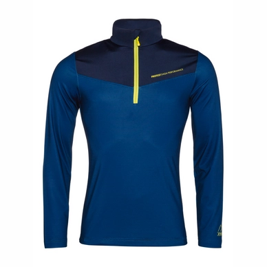 Ski Sweatshirt Protest Men Maldon 1/4 Zip Ground Blue