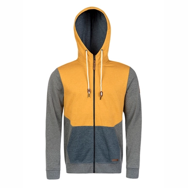Vest Protest Men Ziggy Full Zip Hoody Dark Yellow