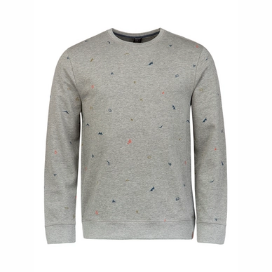Pullover Protest Beck Sweatshirt Dark Grey Melee Herren