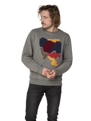 Trui Protest Men Halfpipe Sweatshirt Dark Grey Melee