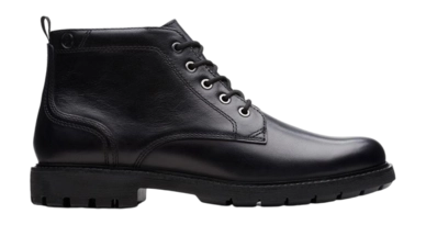 Chaussures à Lacets Clarks Homme Batcombe Mix Black Leather