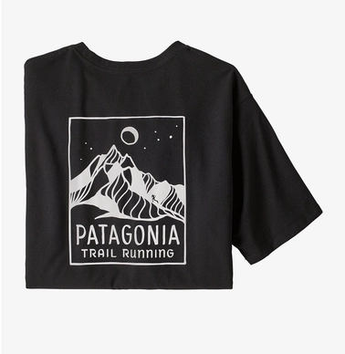 T-shirt Patagonia Homme Ridgeline Runner Responsibili Tee Black