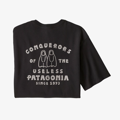 T-Shirt Patagonia Men's C.O.T.U. Fins Pocket Responsibili Tee Black