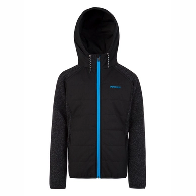 Gilet de Ski Protest Junior Aeron 18 Full Zip Hoody True Black