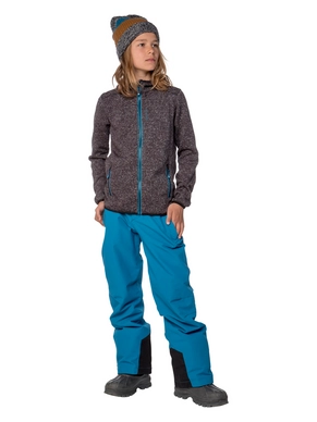 Ski vest Protest Junior Wiwa 18 Full Zip Hoody Dark Grey Melee