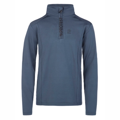 Skipully Protest Boys Willowy 1/4 Zip Top Navy Blue