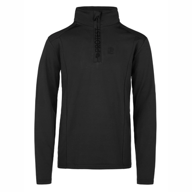 Skipully Protest Boys Willowy 1/4 Zip Top True Black