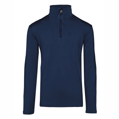 Pull de Ski Protest Boys Willowy 1/4 Zip Ground Blue