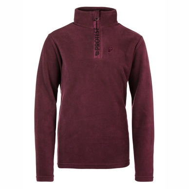 Skipully Protest Boys Perfecty 1/4 Zip Top Merlot