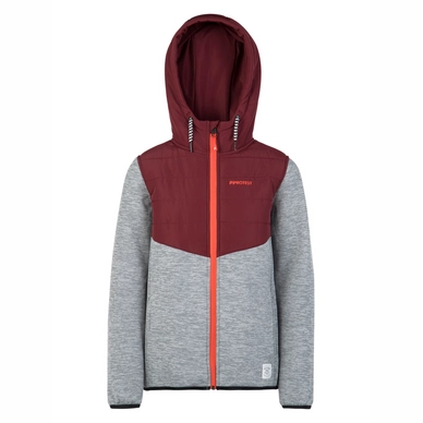 Ski vest Protest Junior Saab Full Zip Hoody Merlot