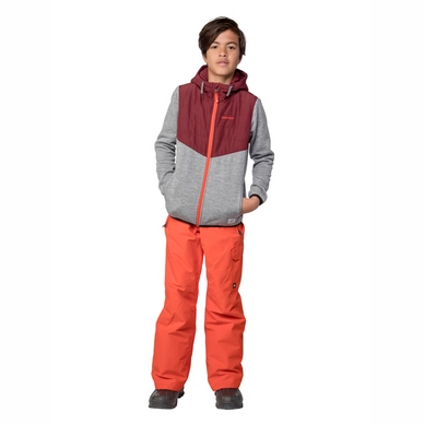 Ski vest Protest Junior Saab Full Zip Hoody Merlot