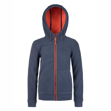 Ski Sweatshirt Protest Junior Boldon Full Zip Hoody Navy Blue