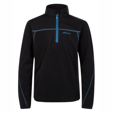 Skipully Protest Boys Adek 18 1/4 Zip Top True Black