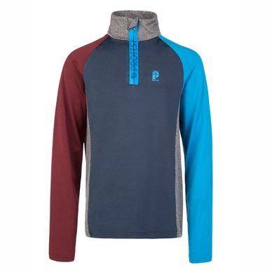 Skipully Protest Boys Boz 18 1/4 Zip Top Marlin Blue