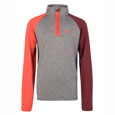 Pull de Ski Protest Boys Boz 18 1/4 Zip Top Orange