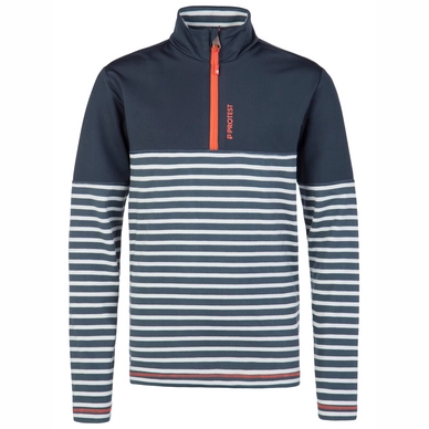 Skipully Protest Boys Johny 1/4 Zip Top Navy Blue