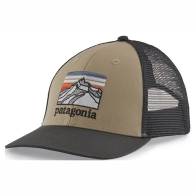 Pet Patagonia Unisex Line Logo Ridge LoPro Trucker Hat El Cap Khaki
