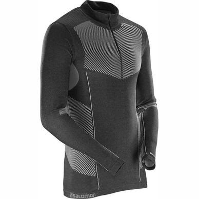 Longsleeve Salomon Primo Warm Half Zip Men Black