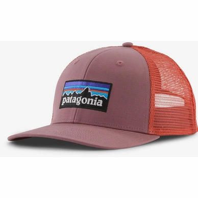 Kappe Patagonia P6 Logo Trucker Hat Unisex Evening Mauve