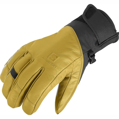 Gloves Salomon QST GTX Black Kangaroo Men