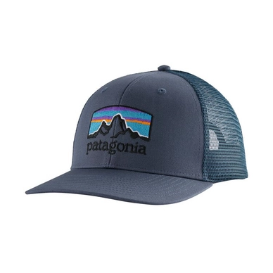 Pet Patagonia Fitz Roy Horizons Trucker Hat Dolomite Blue