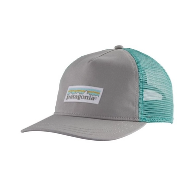 Pet Patagonia Pastel P6 Label Layback Trucker Hat Drifter Grey