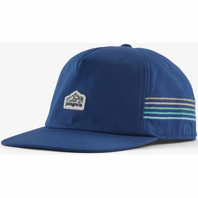 Pet Patagonia Unisex Line Logo Ridge Stripe Funfarer Cap Superior Blue