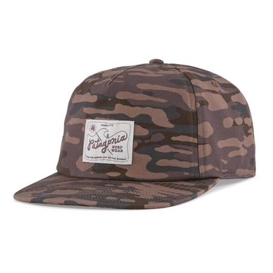 Cap Patagonia Unisex Quality Surf Label Funfarer Cap Iceberg Melt Small: Logwood Brown