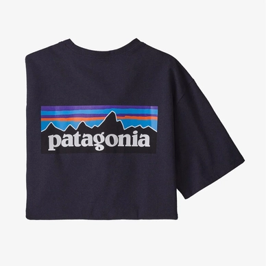 T-Shirt Patagonia Men P6 Logo Responsibili Tee Piton Purple