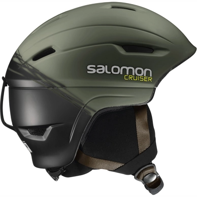 Skihelm Salomon Cruiser 4D Swamp Black Outdoorsupply