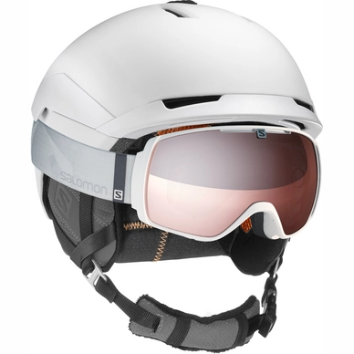 Skihelm Salomon Quest White