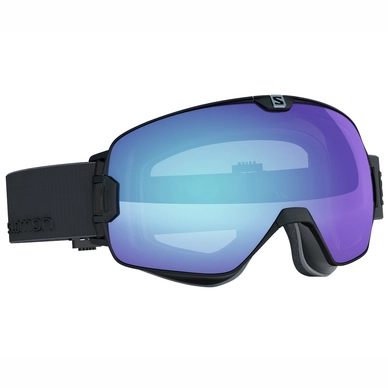 Masque de Ski Salomon Xmax Photo Black All Weather Blue