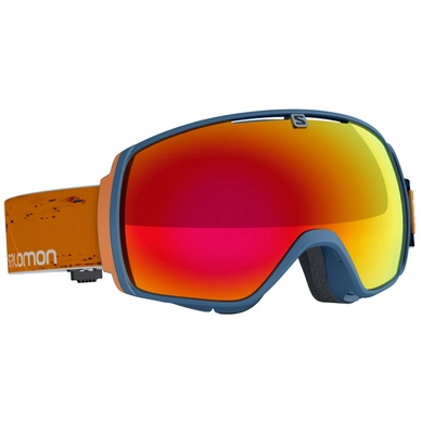 Masque de Ski Salomon XT One Navyblue Mid Red