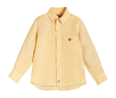 Bluse OAS Yellow Monkey Linen Shirt Kinder