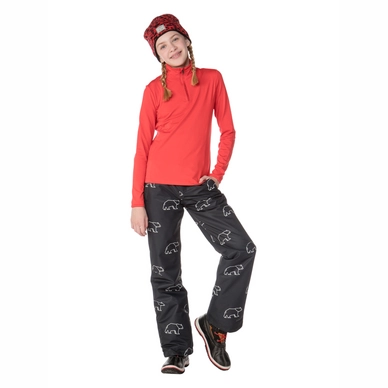 Skipully Protest Girls Fabrizoy 1/4 Zip Top Tulip Red