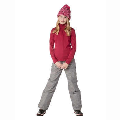 Skipully Protest Girls Fabrizoy 1/4 Zip Top Beet Red