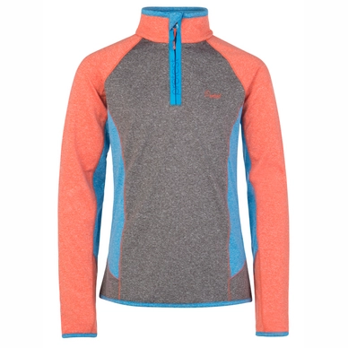 Ski Sweatshirt Protest Girls Belinda 1/4 Zip Top Dark Grey Melee